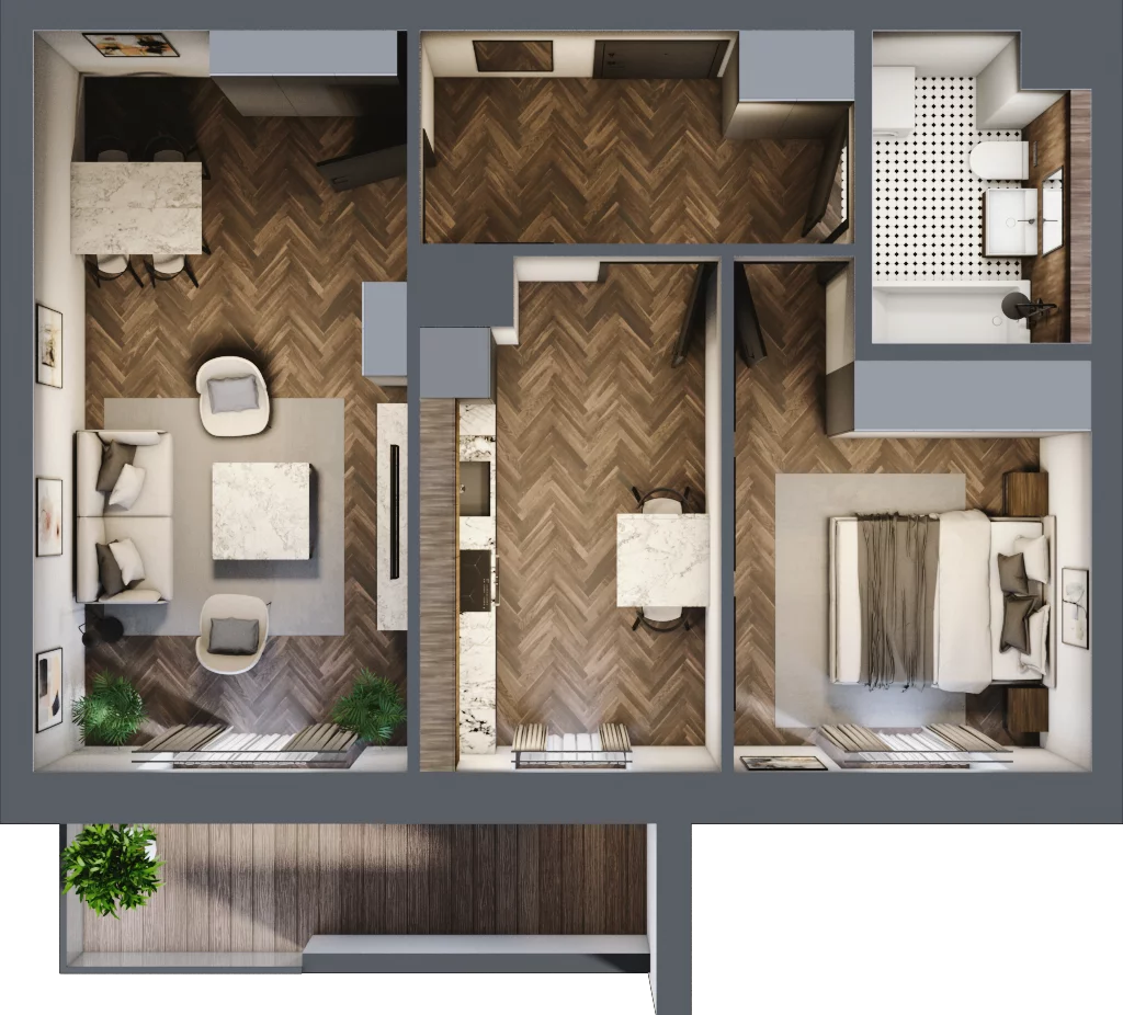 3 pokoje, mieszkanie 54,08 m², parter, oferta nr 2-18, Sokola, Olsztyn, Gutkowo, ul. Sokola