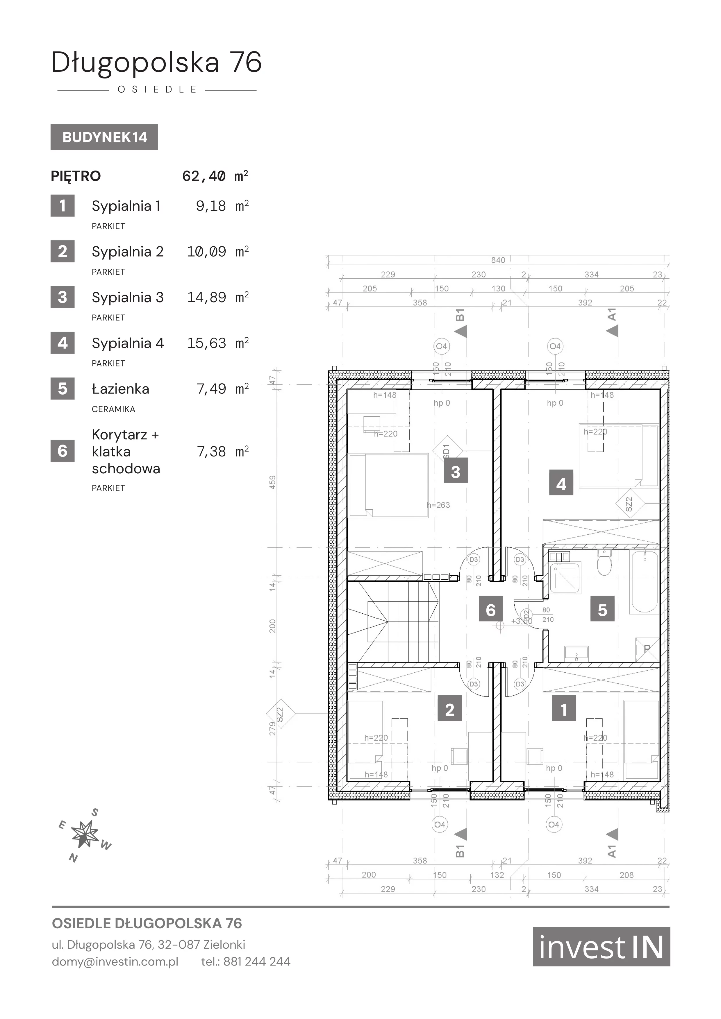 Dom 130,39 m², oferta nr 14, Osiedle Długopolska 76, Zielonki, ul. Długopolska 76