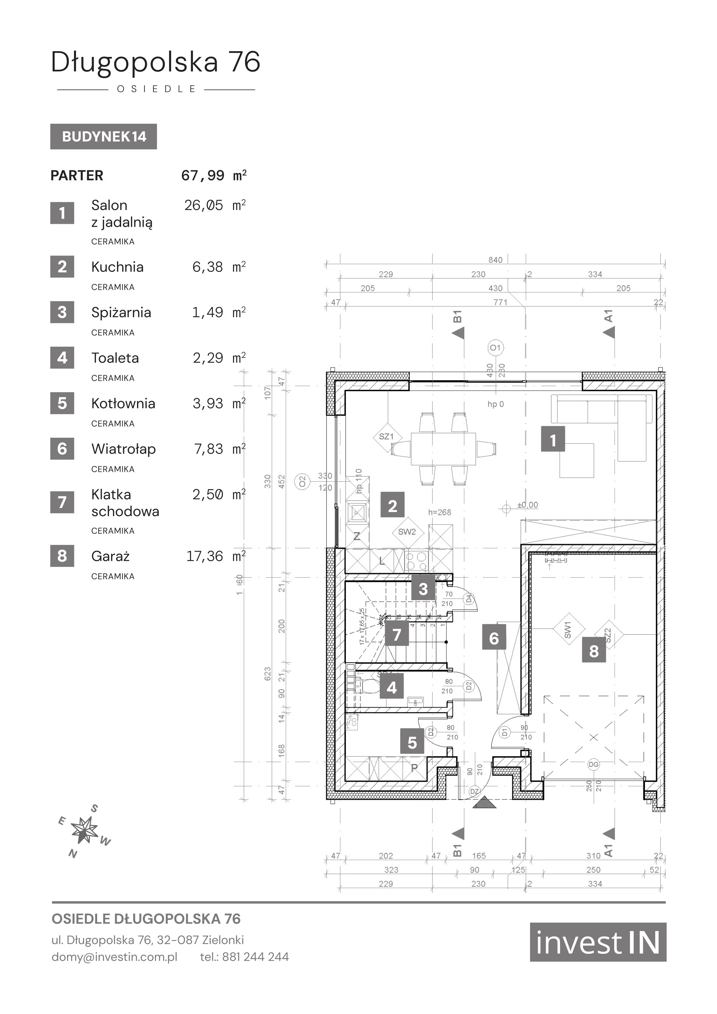 Dom 130,39 m², oferta nr 14, Osiedle Długopolska 76, Zielonki, ul. Długopolska 76