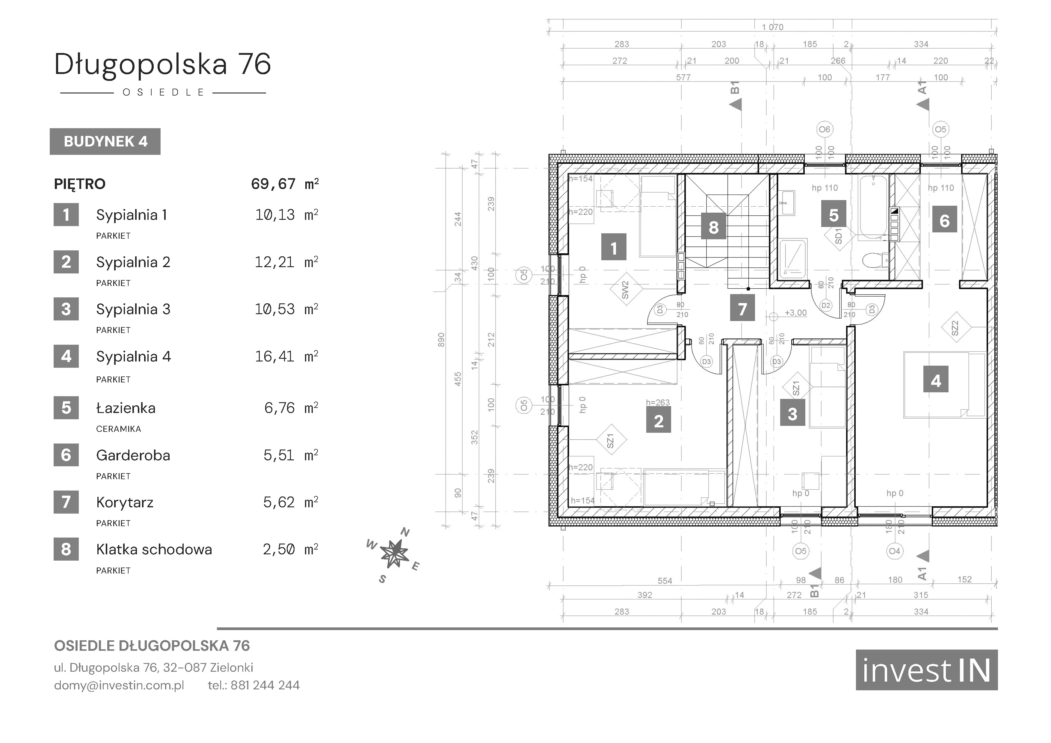Dom 138,79 m², oferta nr 4, Osiedle Długopolska 76, Zielonki, ul. Długopolska 76