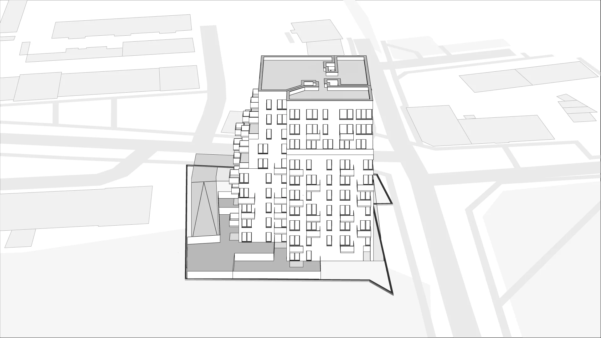 Wirtualna makieta 3D inwestycji Kopalniana 1