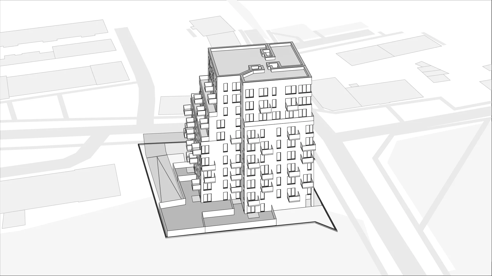 Wirtualna makieta 3D apartamentu 44.19 m², 16