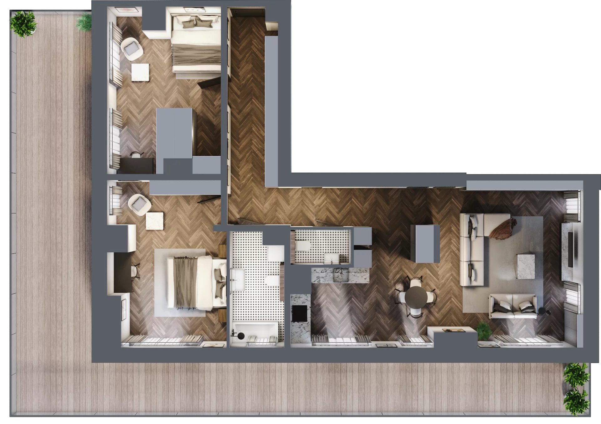 3 pokoje, apartament 111,47 m², piętro 7, oferta nr 54, Kopalniana 1, Katowice, Bogucice, ul. Kopalniana 1