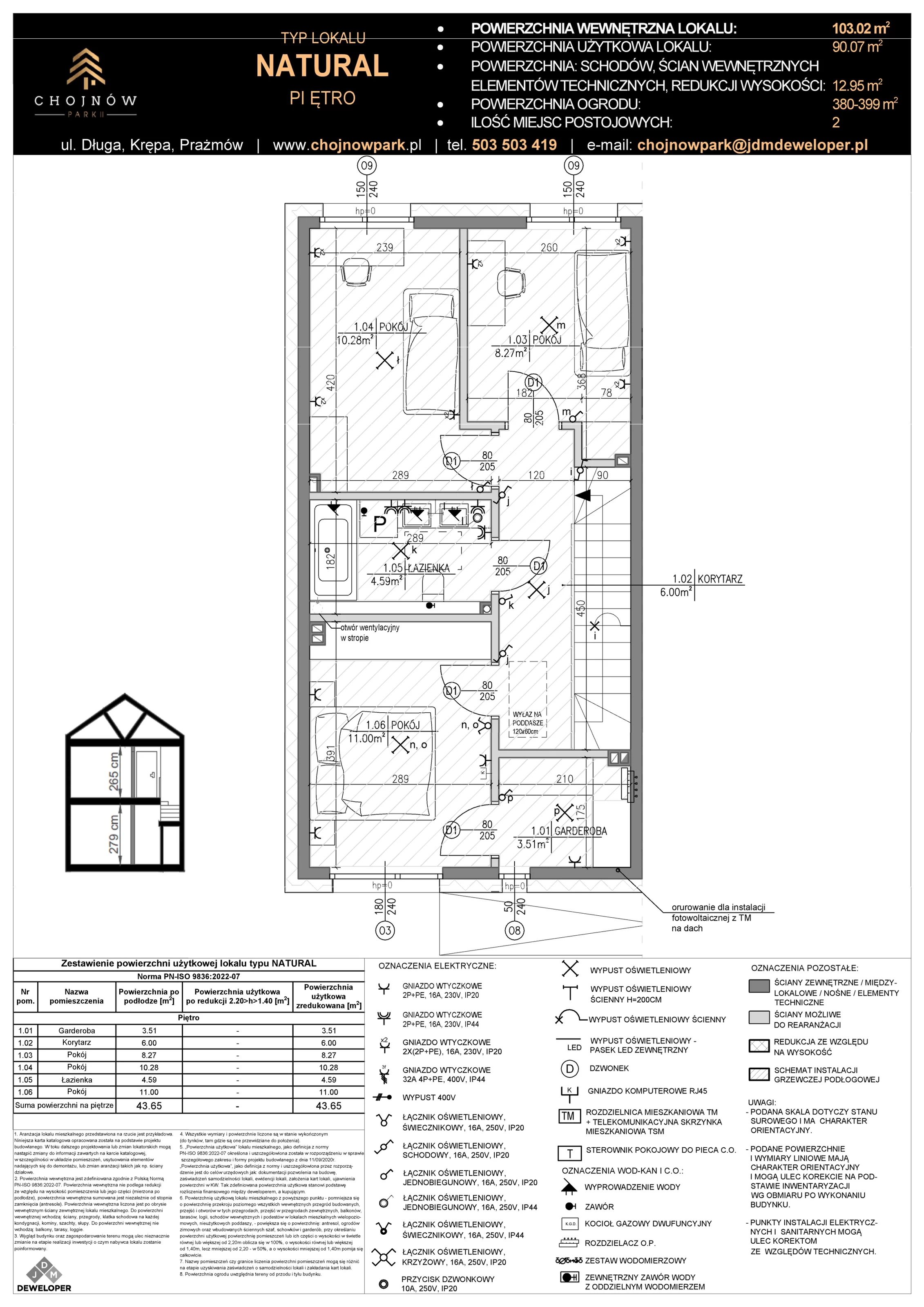 Dom 103,00 m², oferta nr J4-1, Chojnów Park II, Krępa, ul. Długa