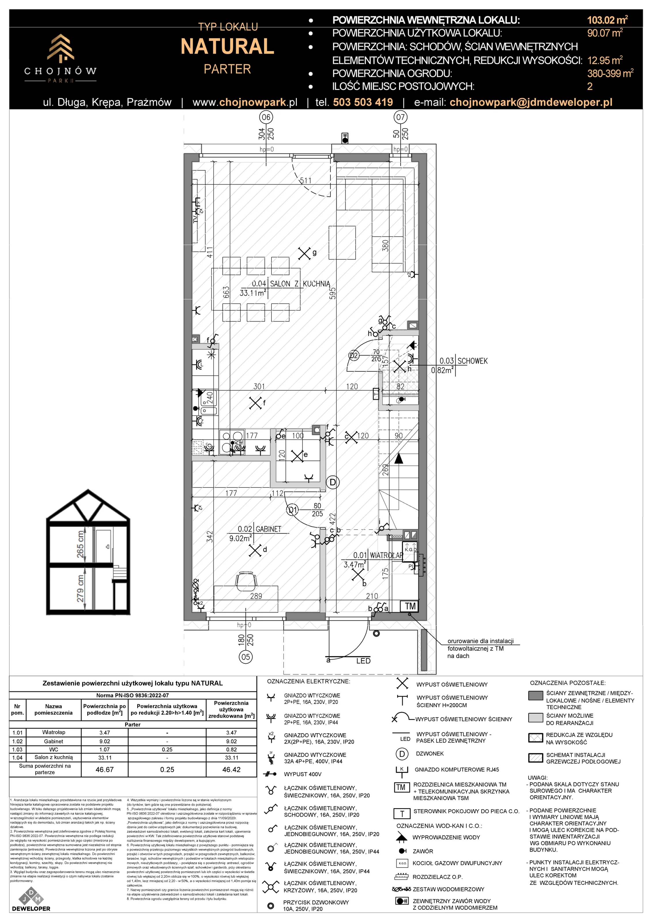 Dom 103,00 m², oferta nr J5-2, Chojnów Park II, Krępa, ul. Długa