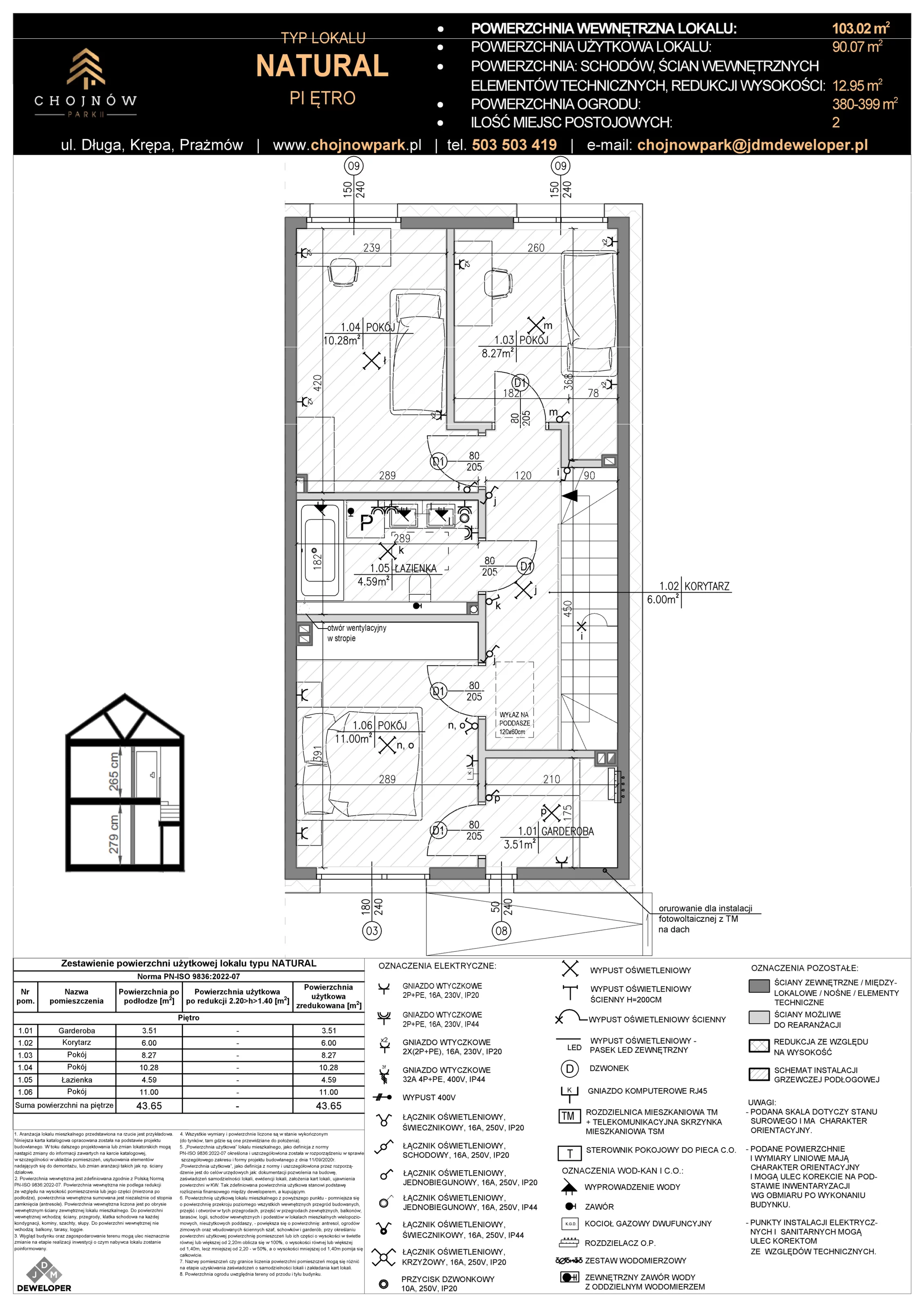 Dom 103,00 m², oferta nr J5-2, Chojnów Park II, Krępa, ul. Długa