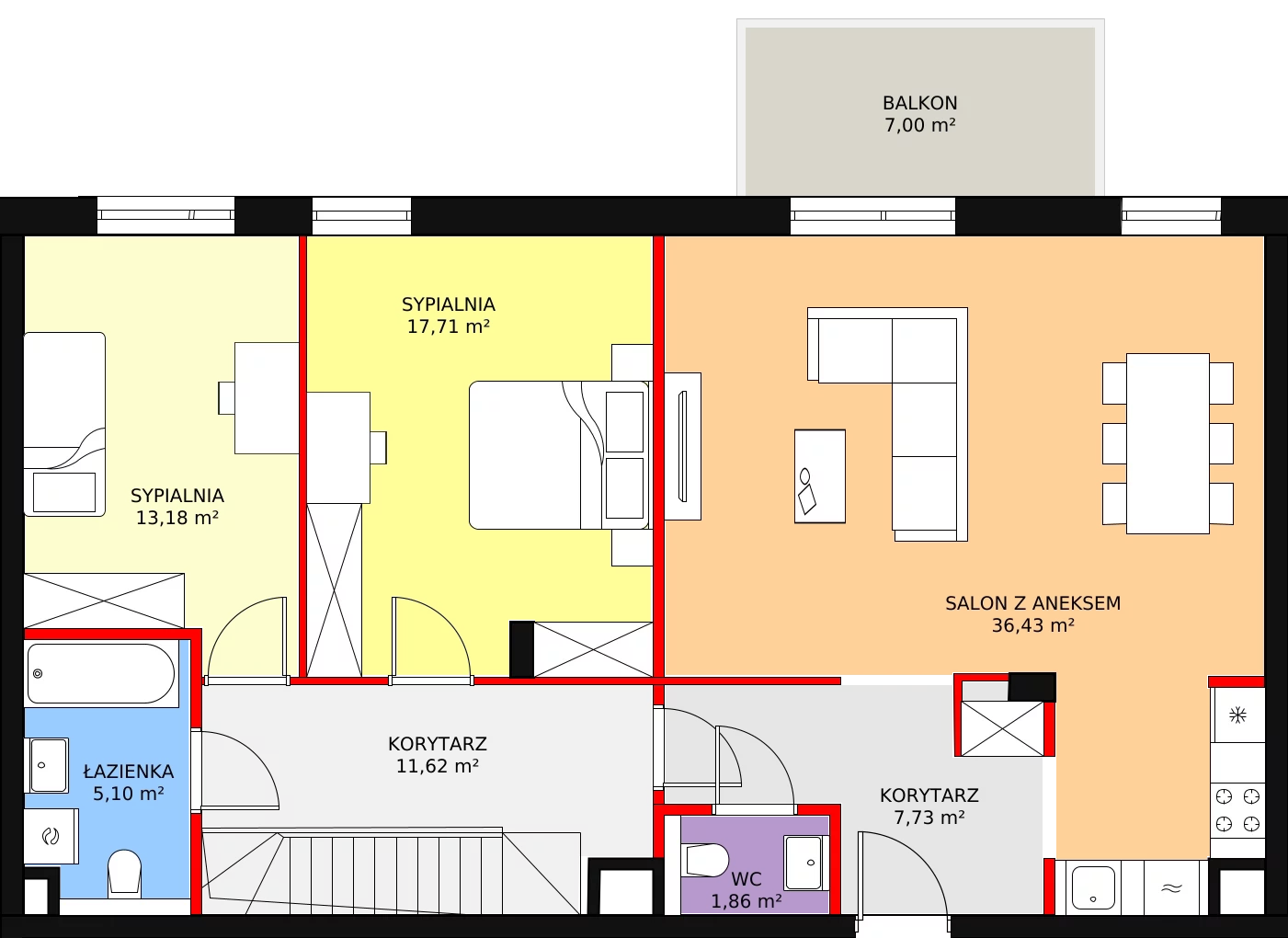 Apartament 158,81 m², piętro 4, oferta nr 25, Osiedle Terminus, Piastów, ul. Bodycha 122