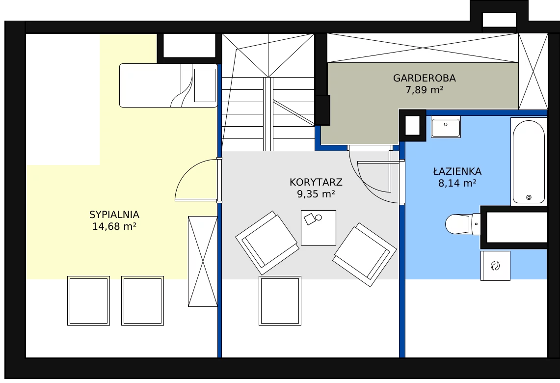 3 pokoje, apartament 99,13 m², piętro 4, oferta nr 55, Osiedle Terminus, Piastów, ul. Bodycha 122