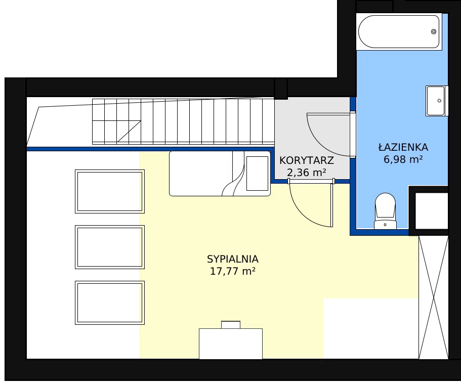 3 pokoje, apartament 92,18 m², piętro 4, oferta nr 23, Osiedle Terminus, Piastów, ul. Bodycha 122