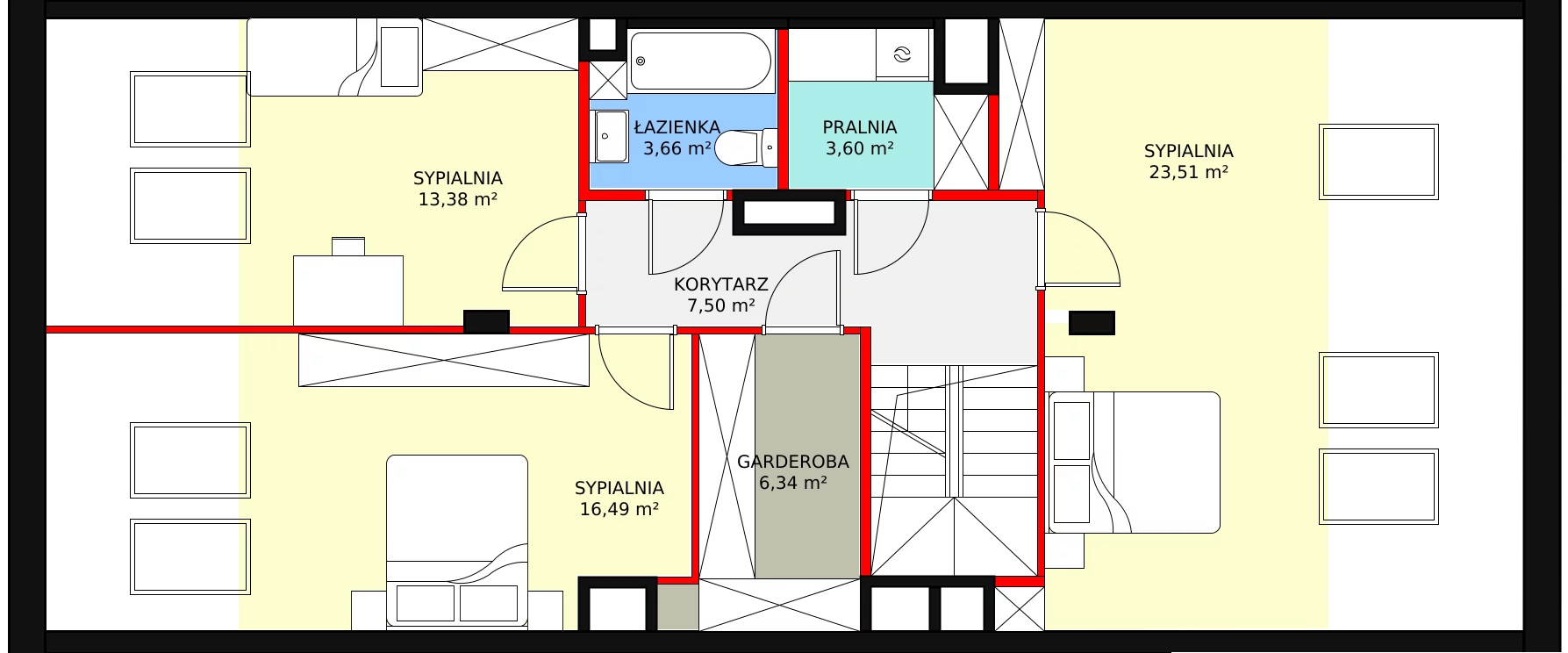 6 pokoi, apartament 185,02 m², piętro 4, oferta nr 26, Osiedle Terminus, Piastów, ul. Bodycha 122