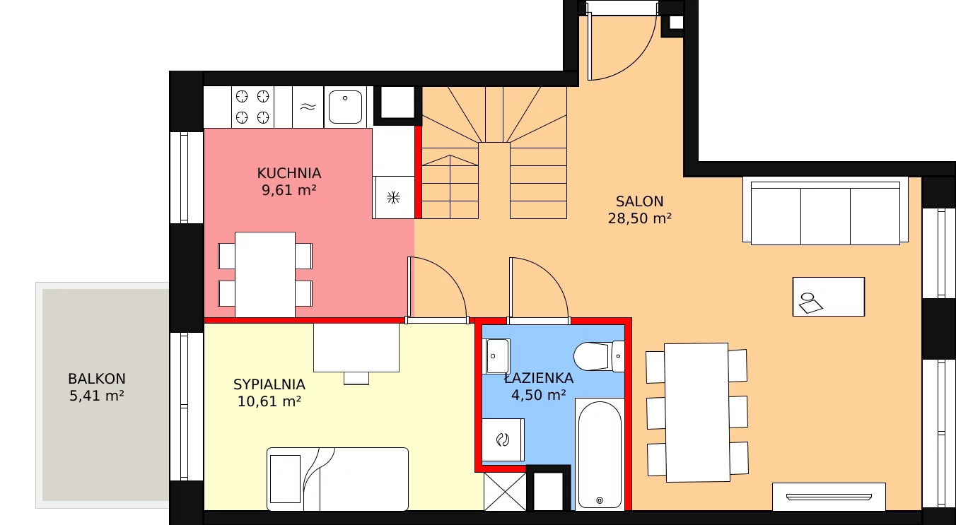 3 pokoje, apartament 97,07 m², piętro 4, oferta nr M - 97, Ultra Marina, Ełk, Jeziorna, ul. bp. Edwarda Samsela 3