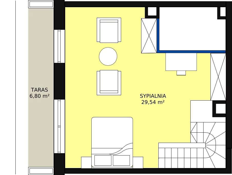 2 pokoje, apartament 69,52 m², piętro 4, oferta nr M-18, Ultra Marina, Ełk, Jeziorna, ul. bp. Edwarda Samsela 3
