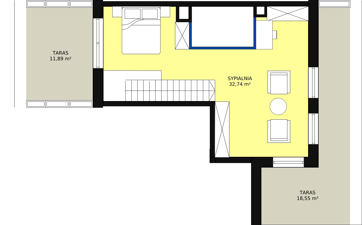 3 pokoje, apartament 95,79 m², piętro 4, oferta nr M-20, Ultra Marina, Ełk, Jeziorna, ul. bp. Edwarda Samsela 3