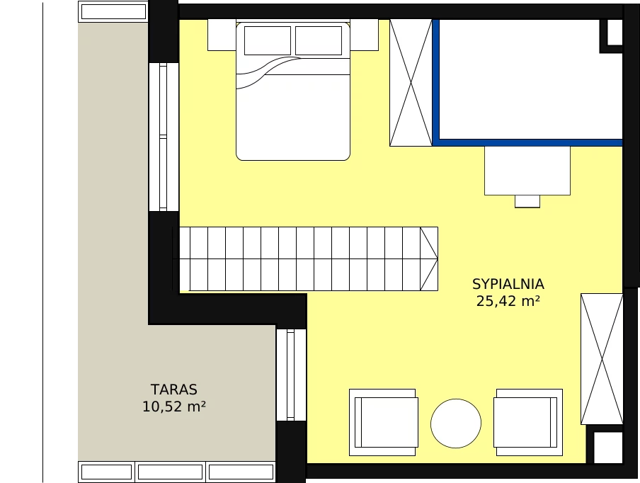 3 pokoje, apartament 65,35 m², piętro 4, oferta nr M-41, Ultra Marina, Ełk, Jeziorna, ul. bp. Edwarda Samsela 3