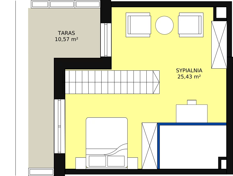 3 pokoje, apartament 50,00 m², parter, oferta nr M-42, Ultra Marina, Ełk, Jeziorna, ul. bp. Edwarda Samsela 3