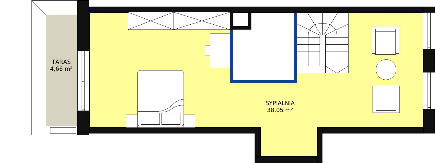 3 pokoje, apartament 81,88 m², piętro 4, oferta nr M-44, Ultra Marina, Ełk, Jeziorna, ul. bp. Edwarda Samsela 3