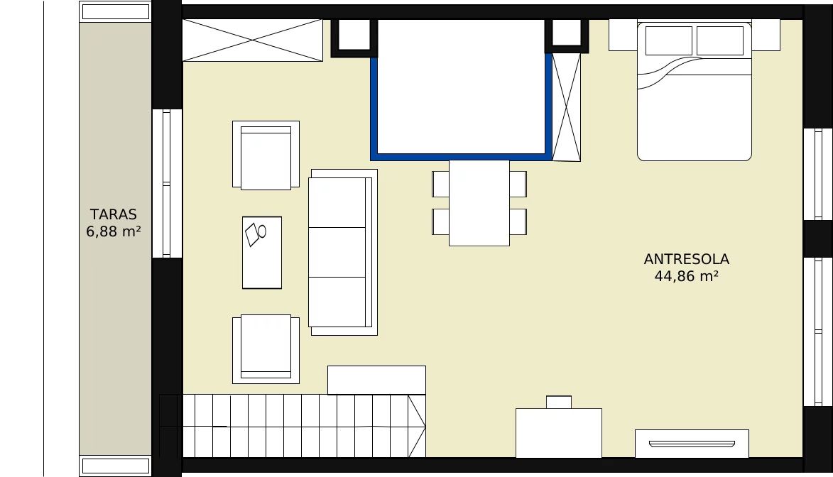 5 pokoi, apartament 103,22 m², piętro 4, oferta nr M-65, Ultra Marina, Ełk, Jeziorna, ul. bp. Edwarda Samsela 3