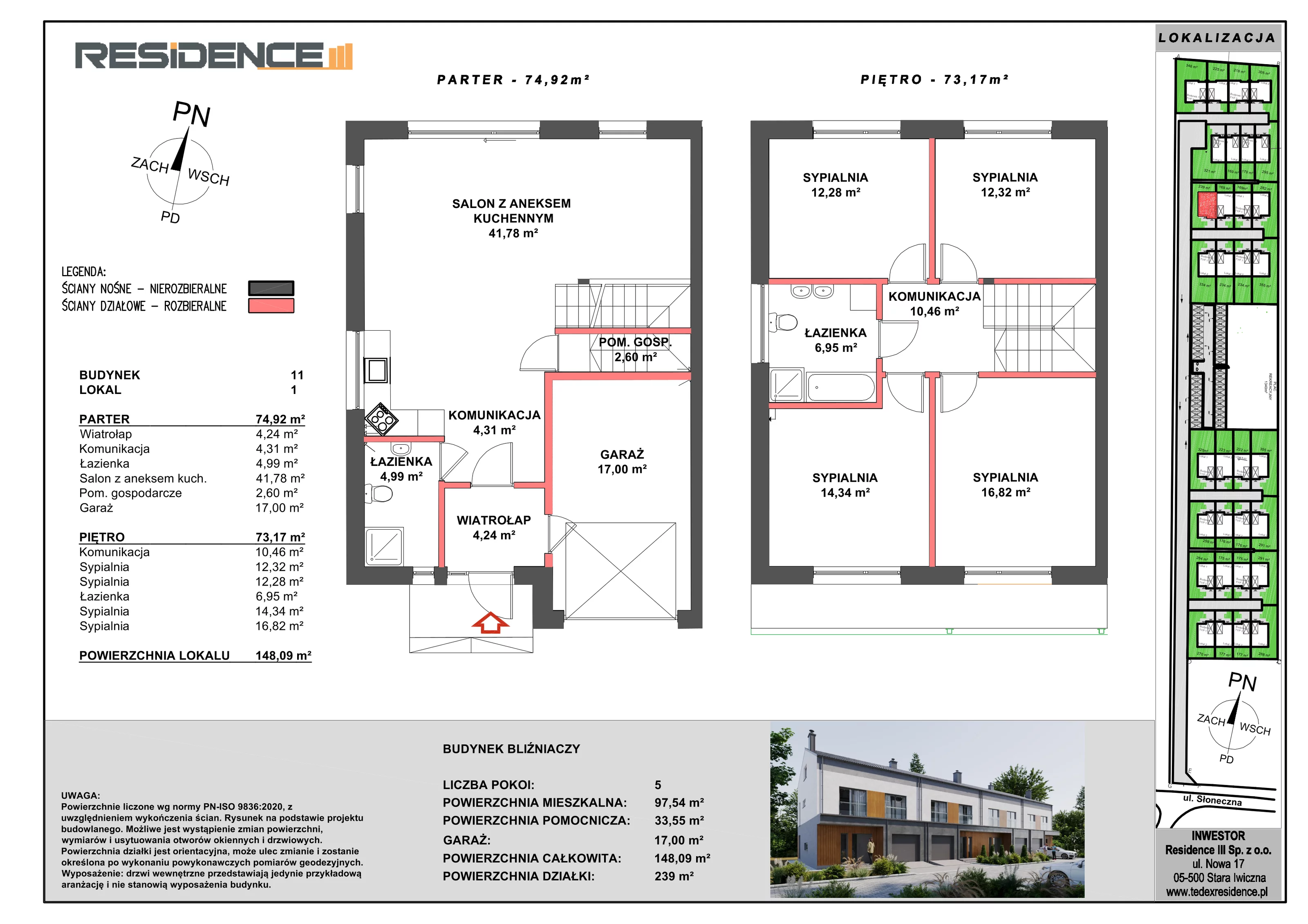 Mieszkanie 148,00 m², parter, oferta nr B11_L1, Apartamenty Przy Ładnej, Stara Iwiczna, ul. Ładna