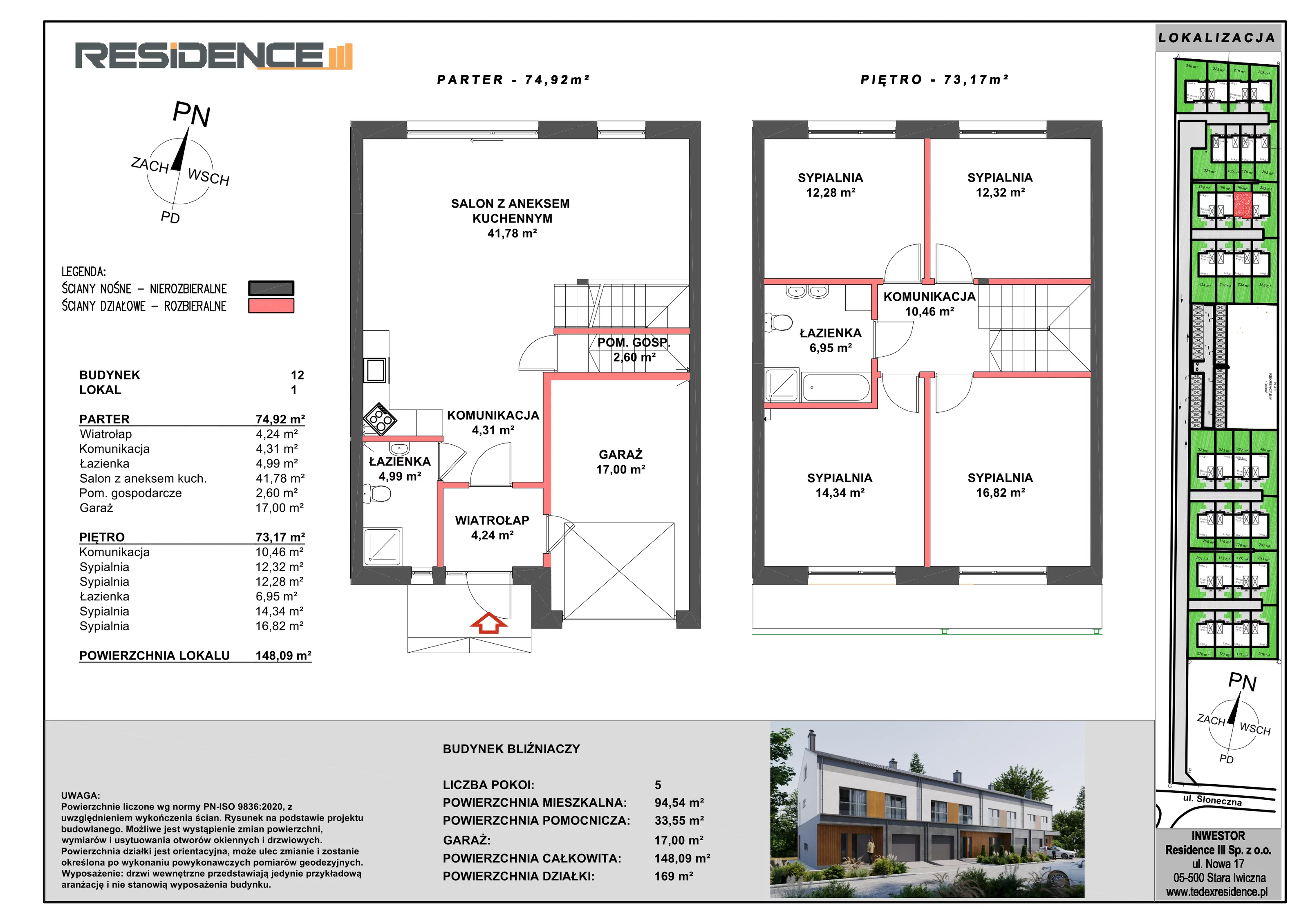 Mieszkanie 148,00 m², parter, oferta nr B12_L1, Apartamenty Przy Ładnej, Stara Iwiczna, ul. Ładna