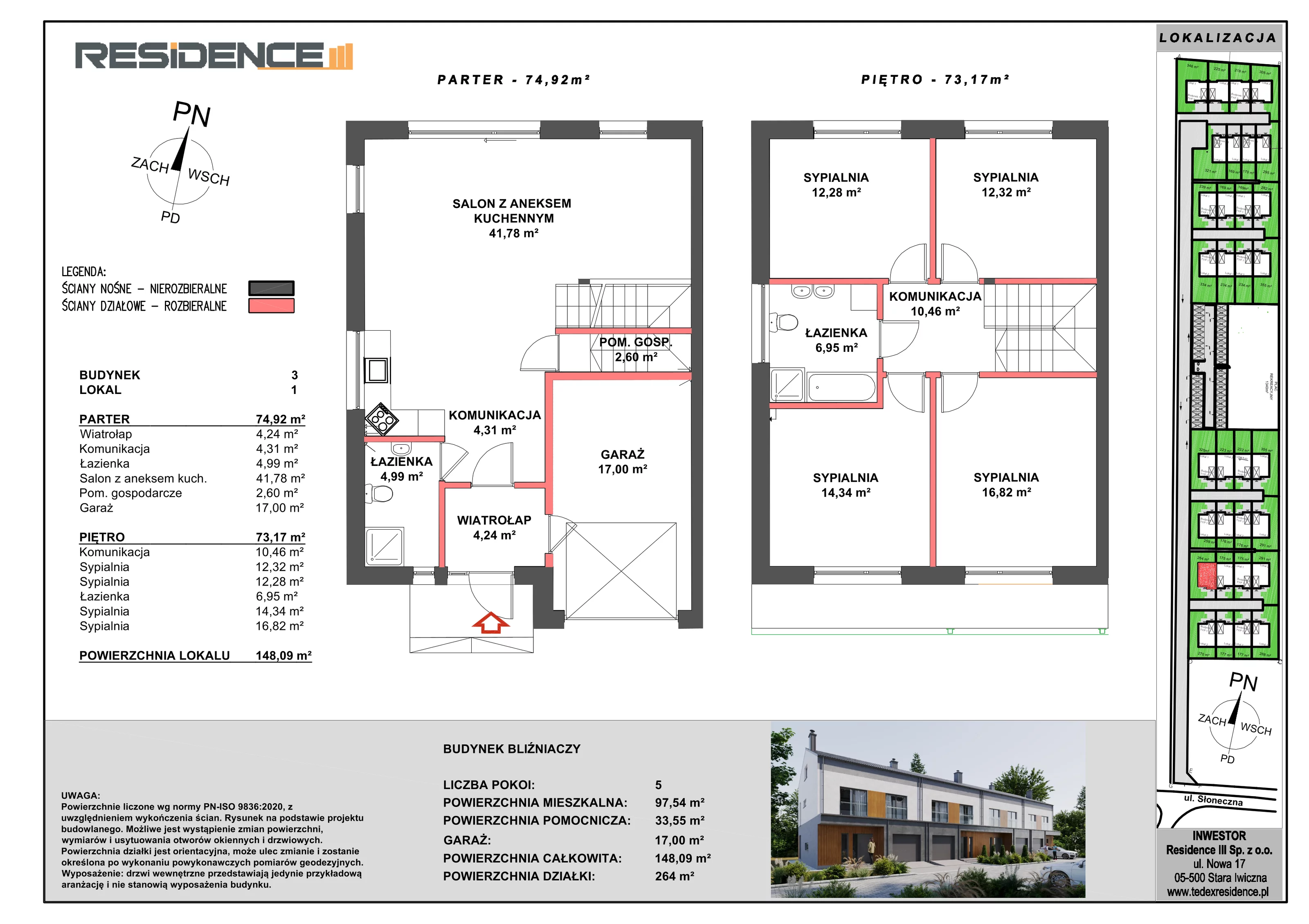 Mieszkanie 148,00 m², parter, oferta nr B3_L1, Apartamenty Przy Ładnej, Stara Iwiczna, ul. Ładna