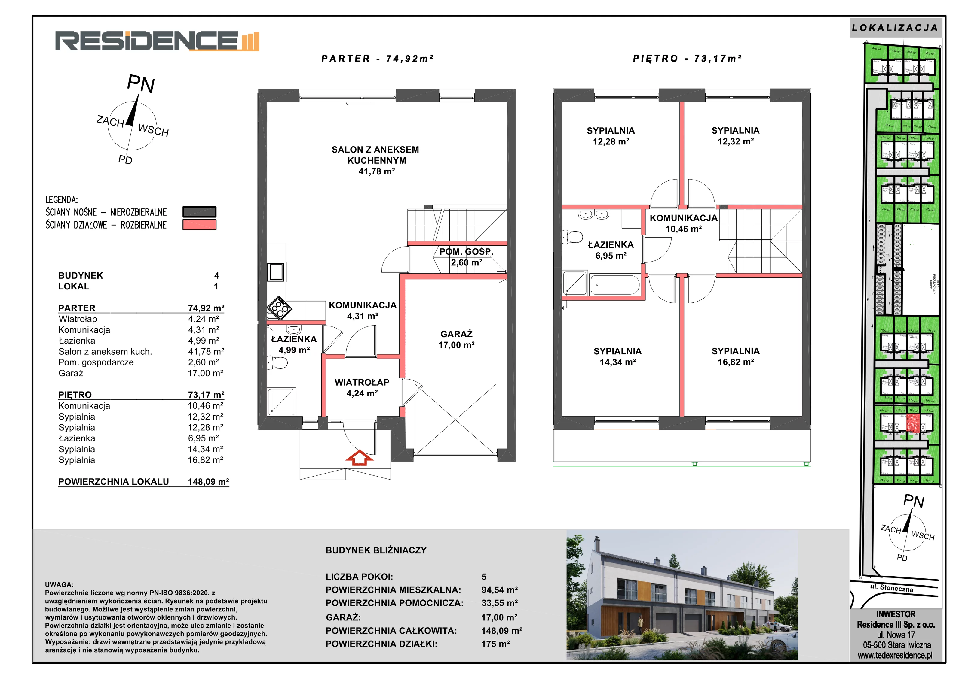 Mieszkanie 148,00 m², parter, oferta nr B4_L1, Apartamenty Przy Ładnej, Stara Iwiczna, ul. Ładna