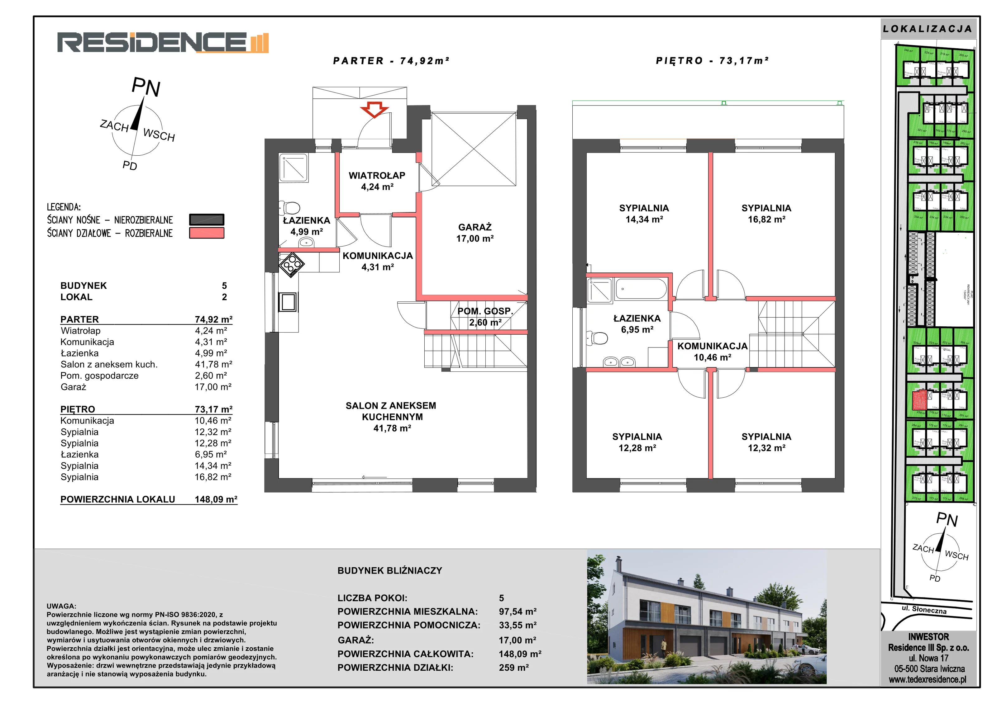 Mieszkanie 148,00 m², parter, oferta nr B5_L2, Apartamenty Przy Ładnej, Stara Iwiczna, ul. Ładna