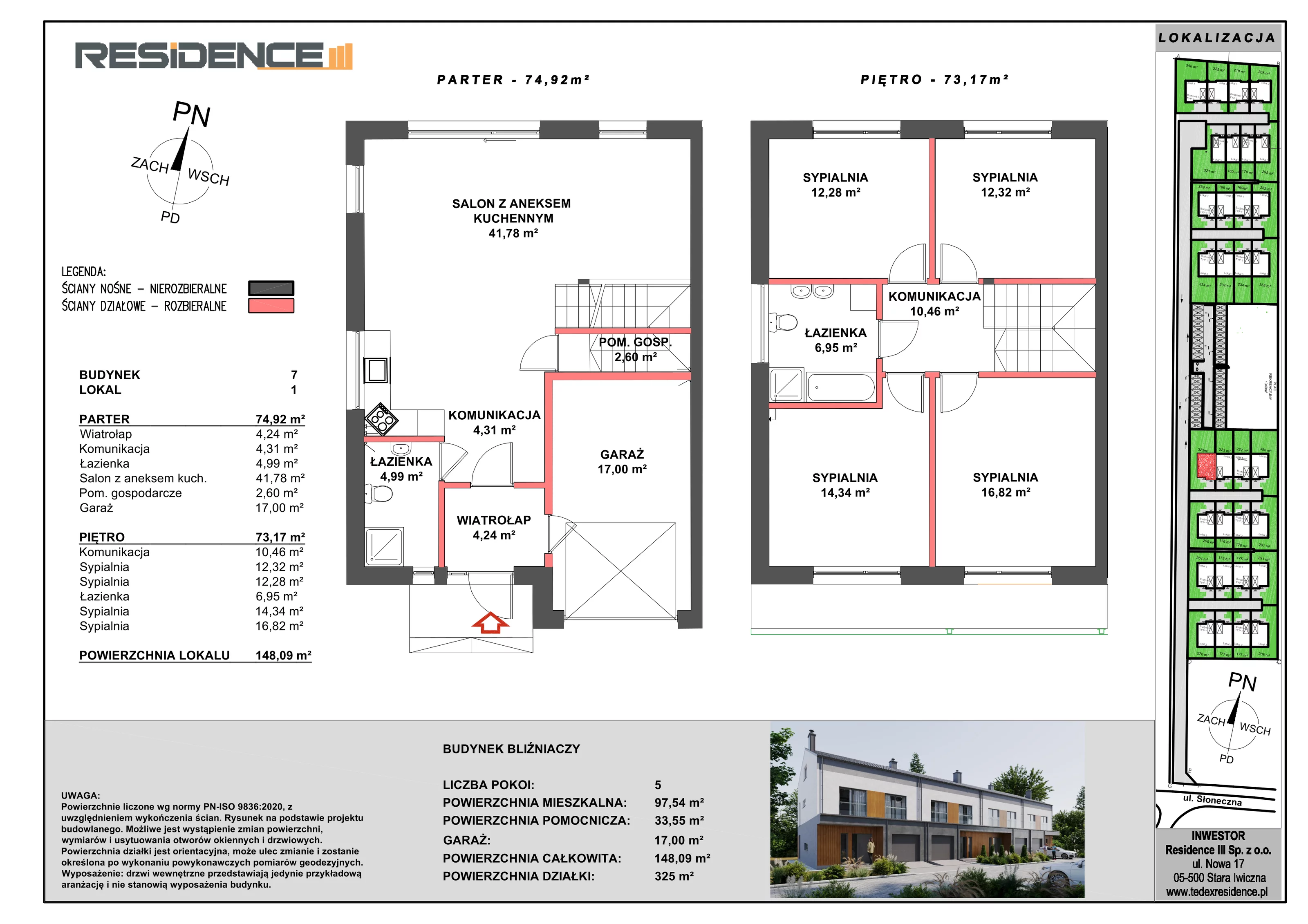 Mieszkanie 148,00 m², parter, oferta nr B7_L1, Apartamenty Przy Ładnej, Stara Iwiczna, ul. Ładna