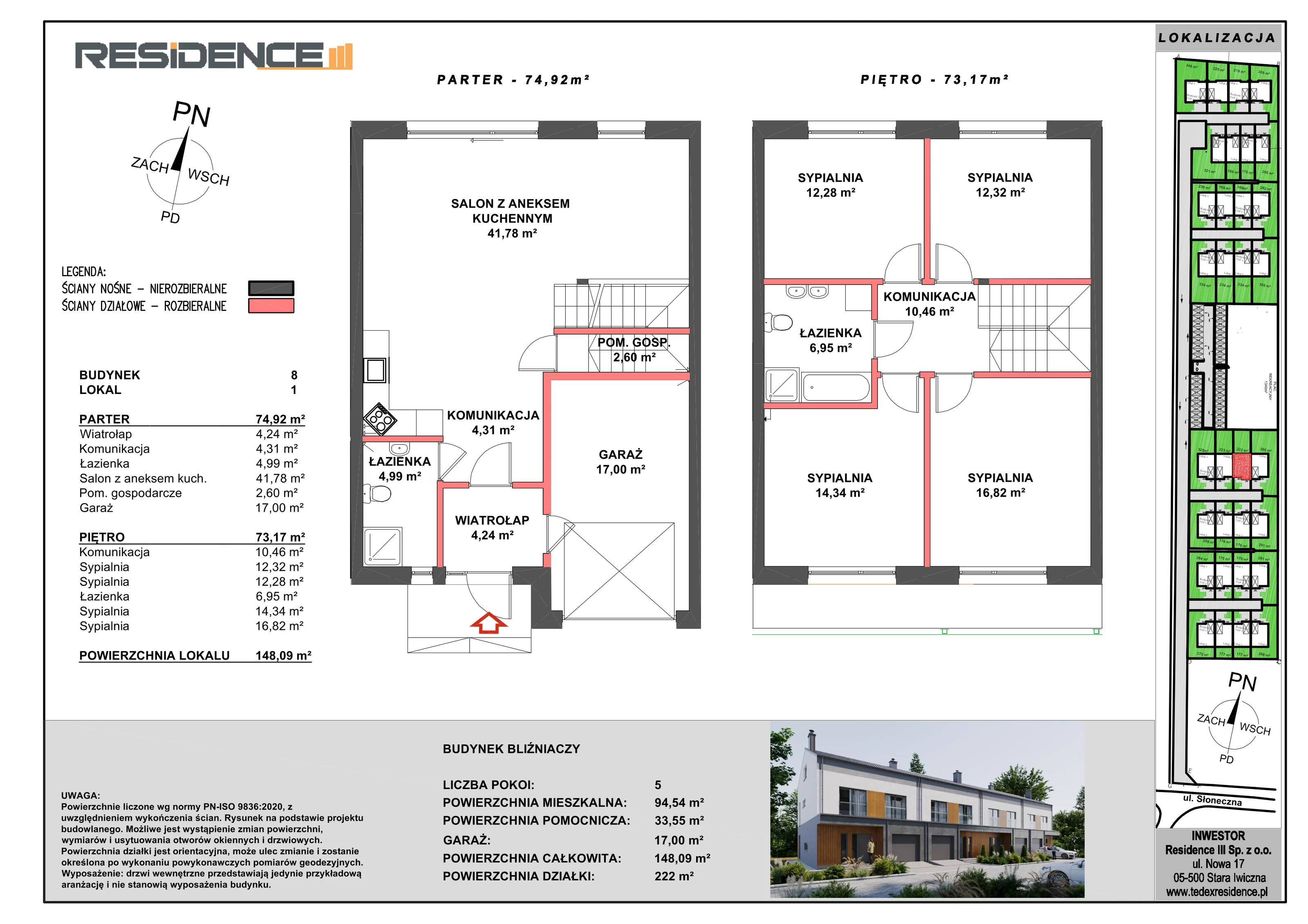 Mieszkanie 148,00 m², parter, oferta nr B8_L1, Apartamenty Przy Ładnej, Stara Iwiczna, ul. Ładna