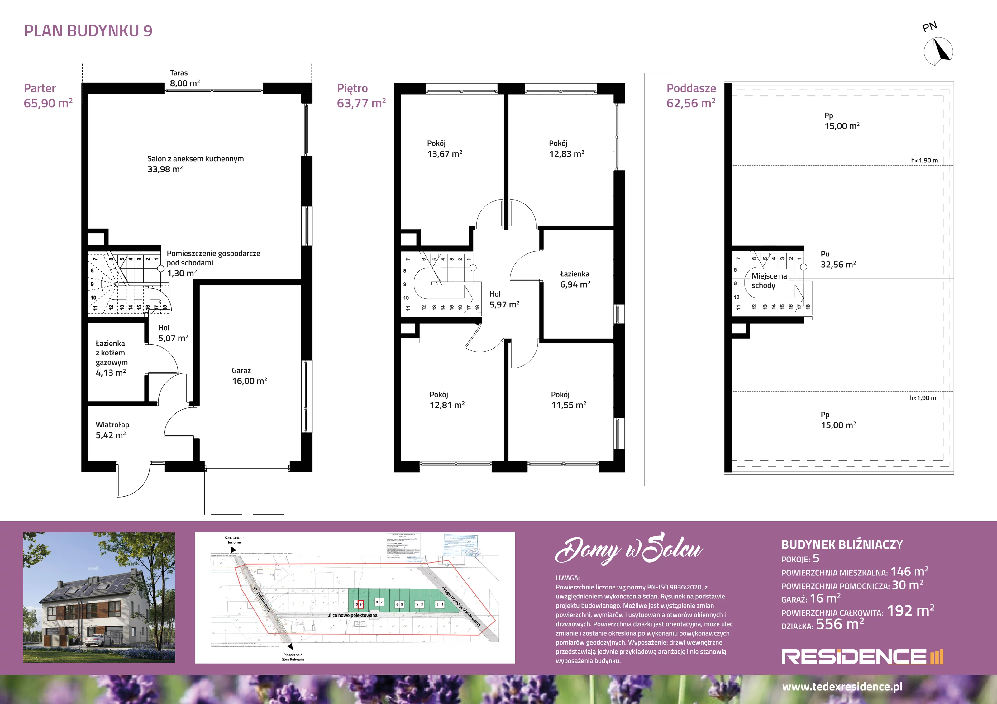 Dom 146,00 m², oferta nr 9, Domy w Solcu, Solec, ul. Starodębu