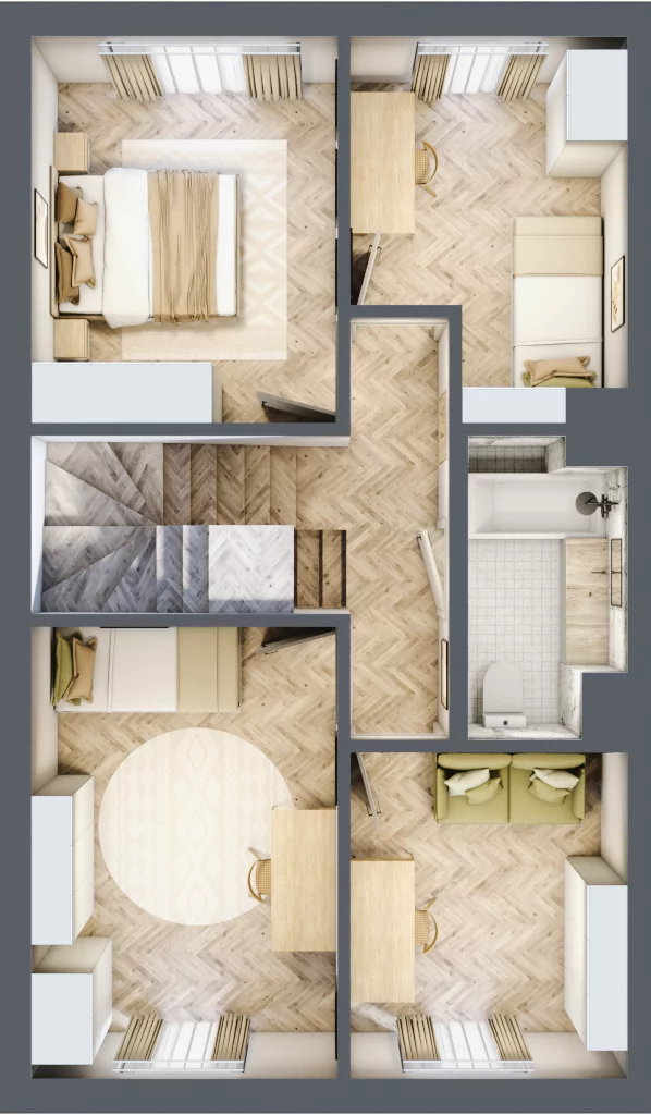 Dom 150,93 m², oferta nr 23, Grabówki Zacisze Etap I, Grabówki, Grabówki 34A