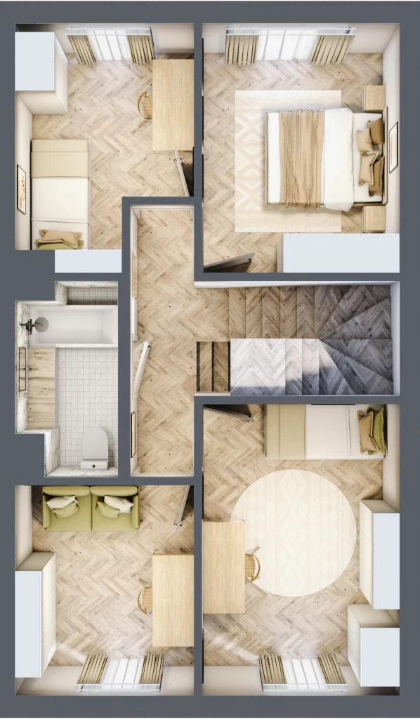 Dom 150,93 m², oferta nr 24, Grabówki Zacisze Etap I, Grabówki, Grabówki 34A