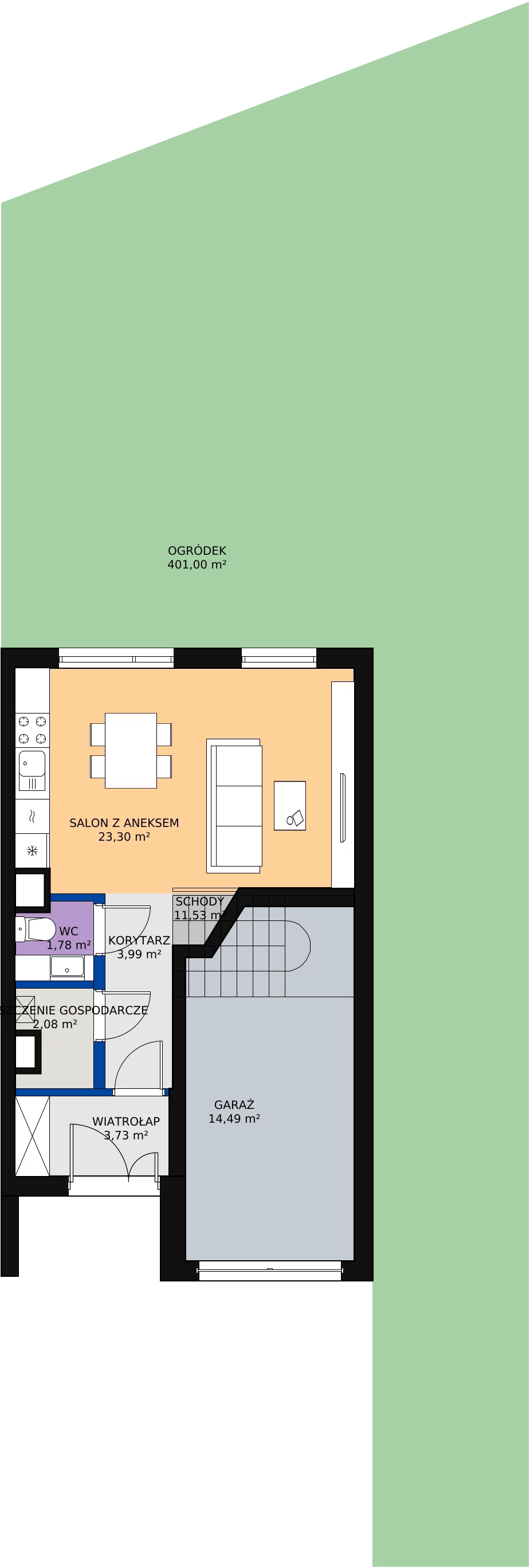 Zalety domu 150.93 m², 4