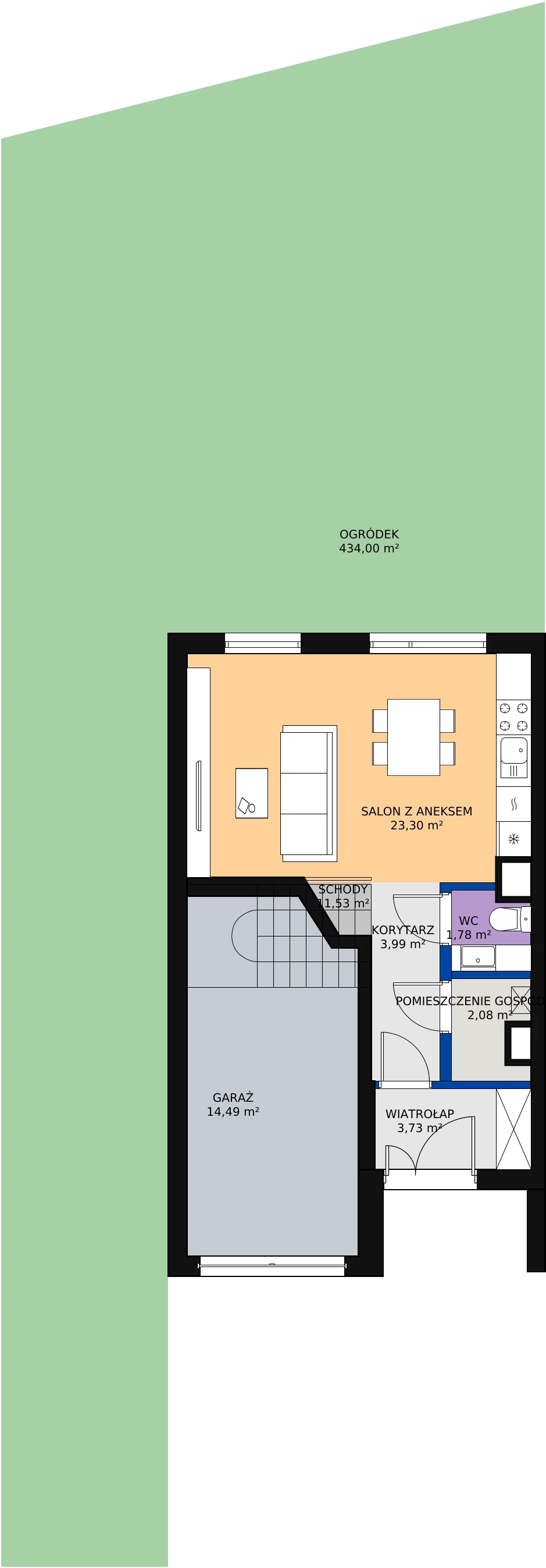 Zalety domu 150.93 m², 5
