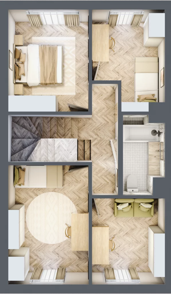 Dom 150,93 m², oferta nr 5, Grabówki Zacisze Etap I, Grabówki, Grabówki 34A