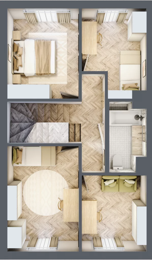 Dom 150,93 m², oferta nr 7, Grabówki Zacisze Etap I, Grabówki, Grabówki 34A