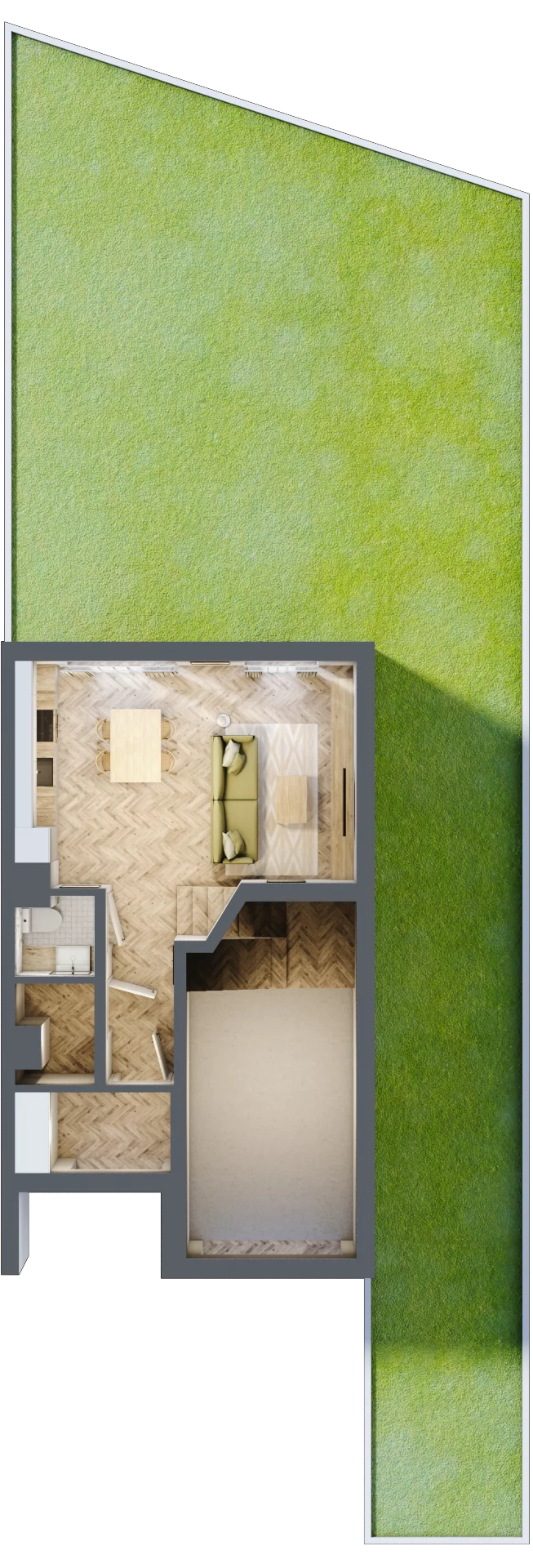 Dom 150,93 m², oferta nr 8, Grabówki Zacisze Etap I, Grabówki, Grabówki 34A