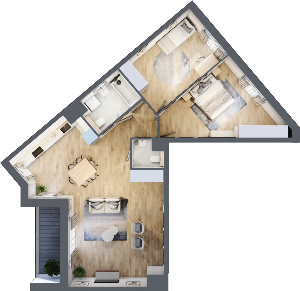 4 pokoje, mieszkanie 114,87 m², piętro 3, oferta nr BB0301, Talarowa Park, Warszawa, Białołęka, Tarchomin, ul. Talarowa
