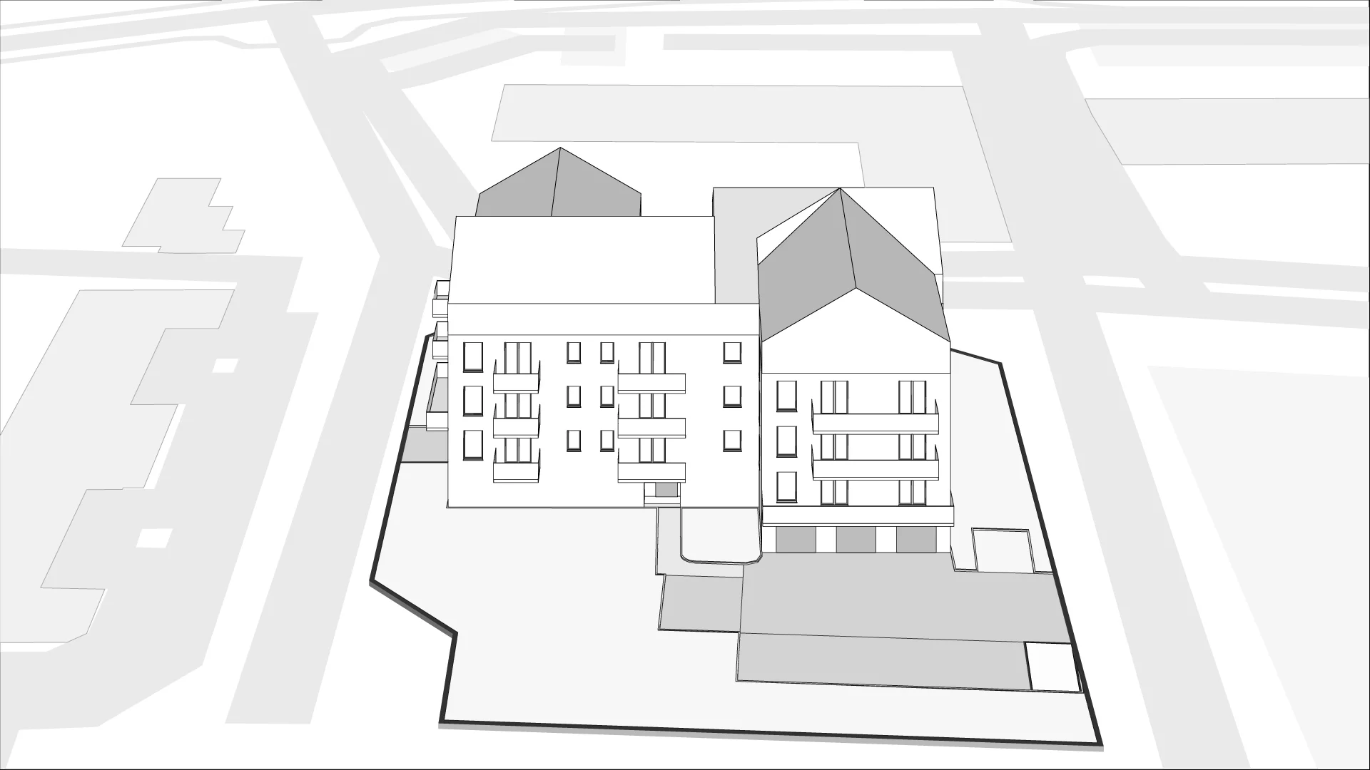 Wirtualna makieta 3D mieszkania 45.35 m², 2