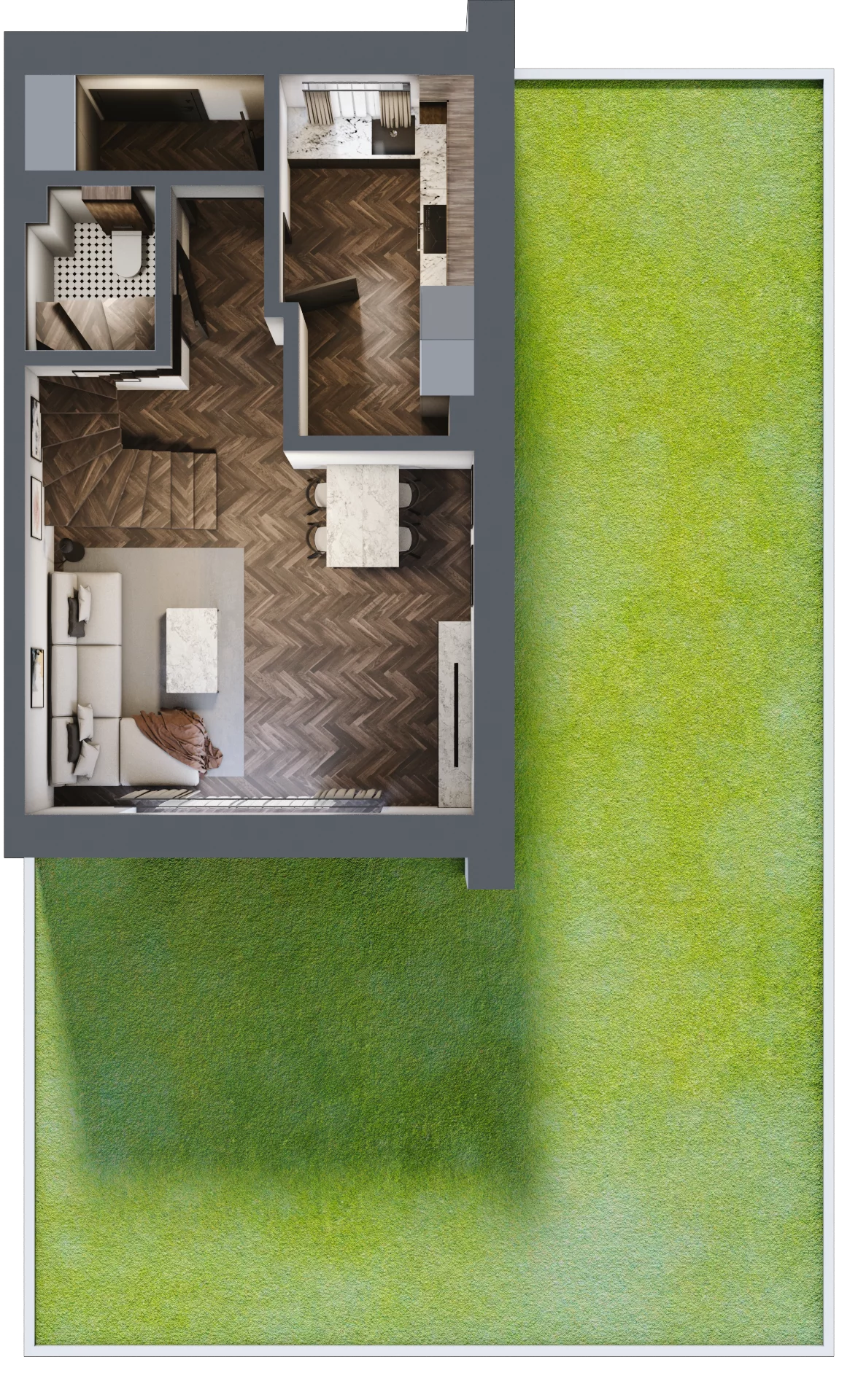Dom 72,16 m², oferta nr 5A1, Primo, Pruszcz Gdański, ul. Droga Słowackiego