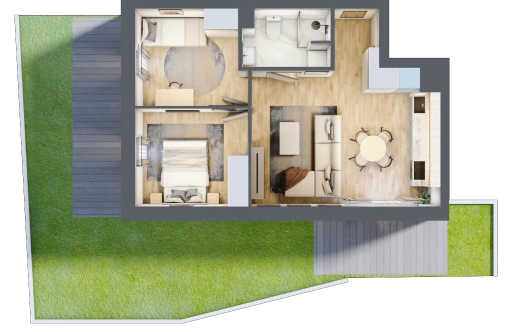 2 pokoje, mieszkanie 46,32 m², parter, oferta nr M10, Dzielnica Kielczanka III, Kielce, Centrum, ul. Górna 13/15