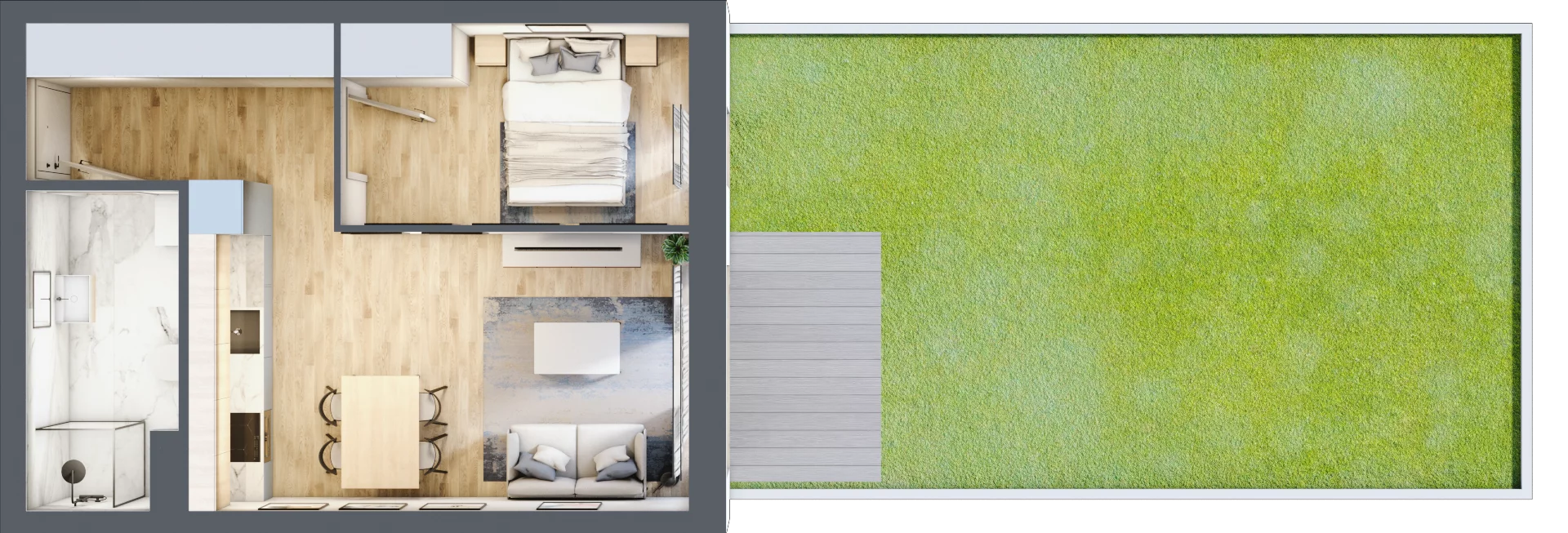 2 pokoje, mieszkanie 38,53 m², parter, oferta nr ZP7, Dzielnica Kielczanka III, Kielce, Centrum, ul. Górna 13/15