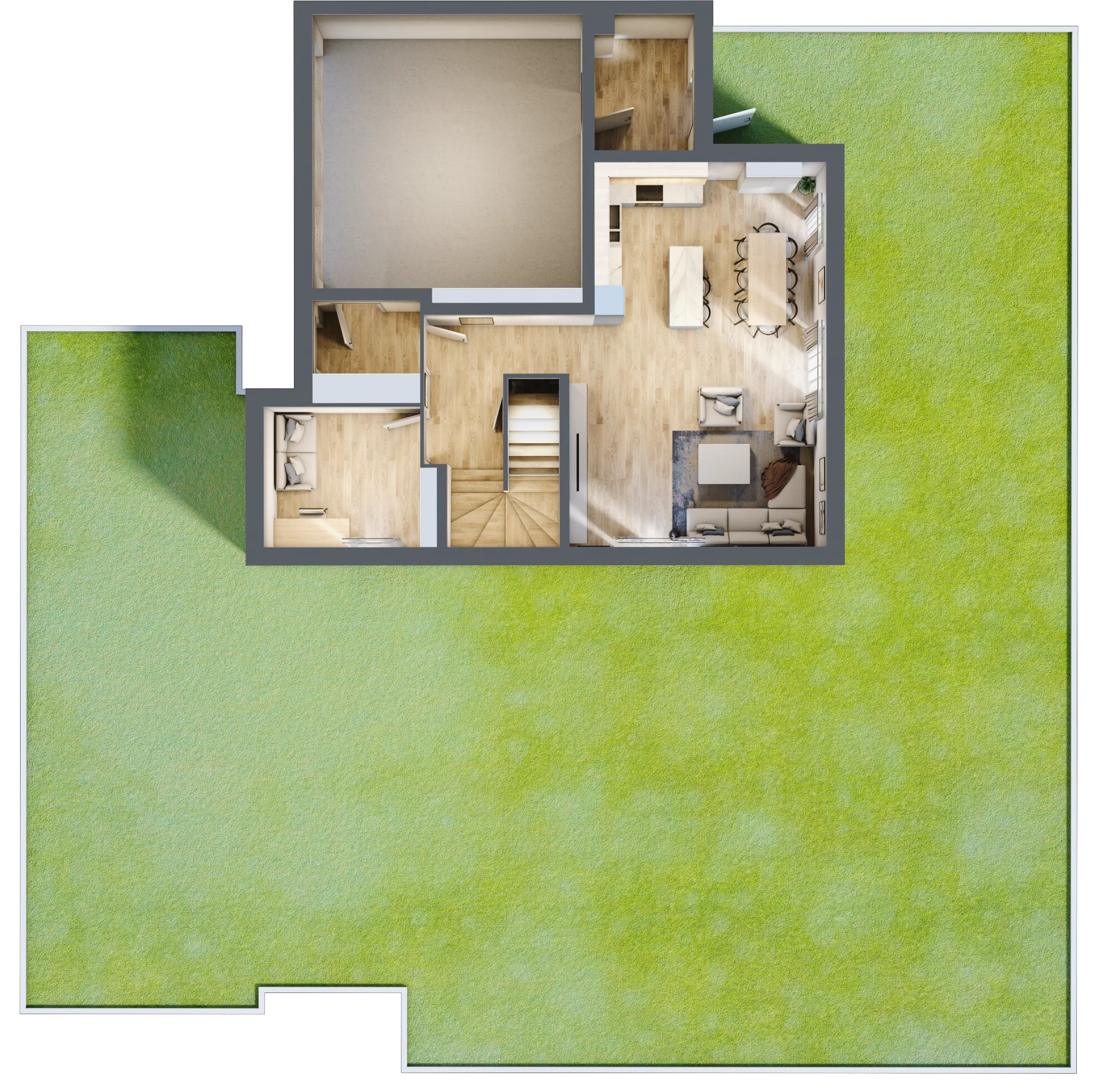 Dom 151,34 m², oferta nr 1B, Michałowice Kwitnąca, Michałowice-Wieś, ul. Kwitnąca