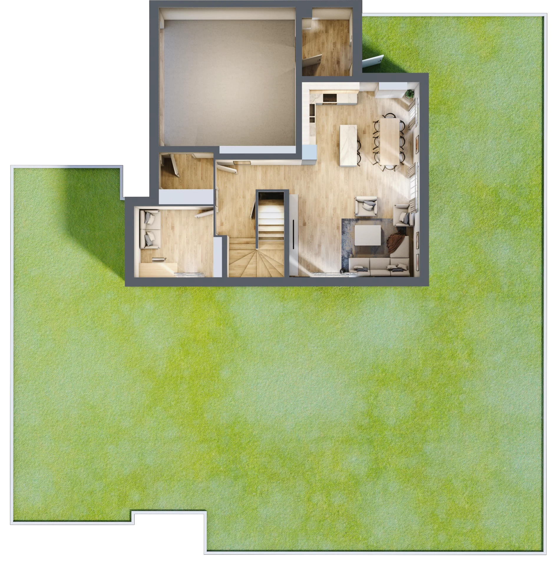 Dom 151,34 m², oferta nr 2B, Michałowice Kwitnąca, Michałowice-Wieś, ul. Kwitnąca