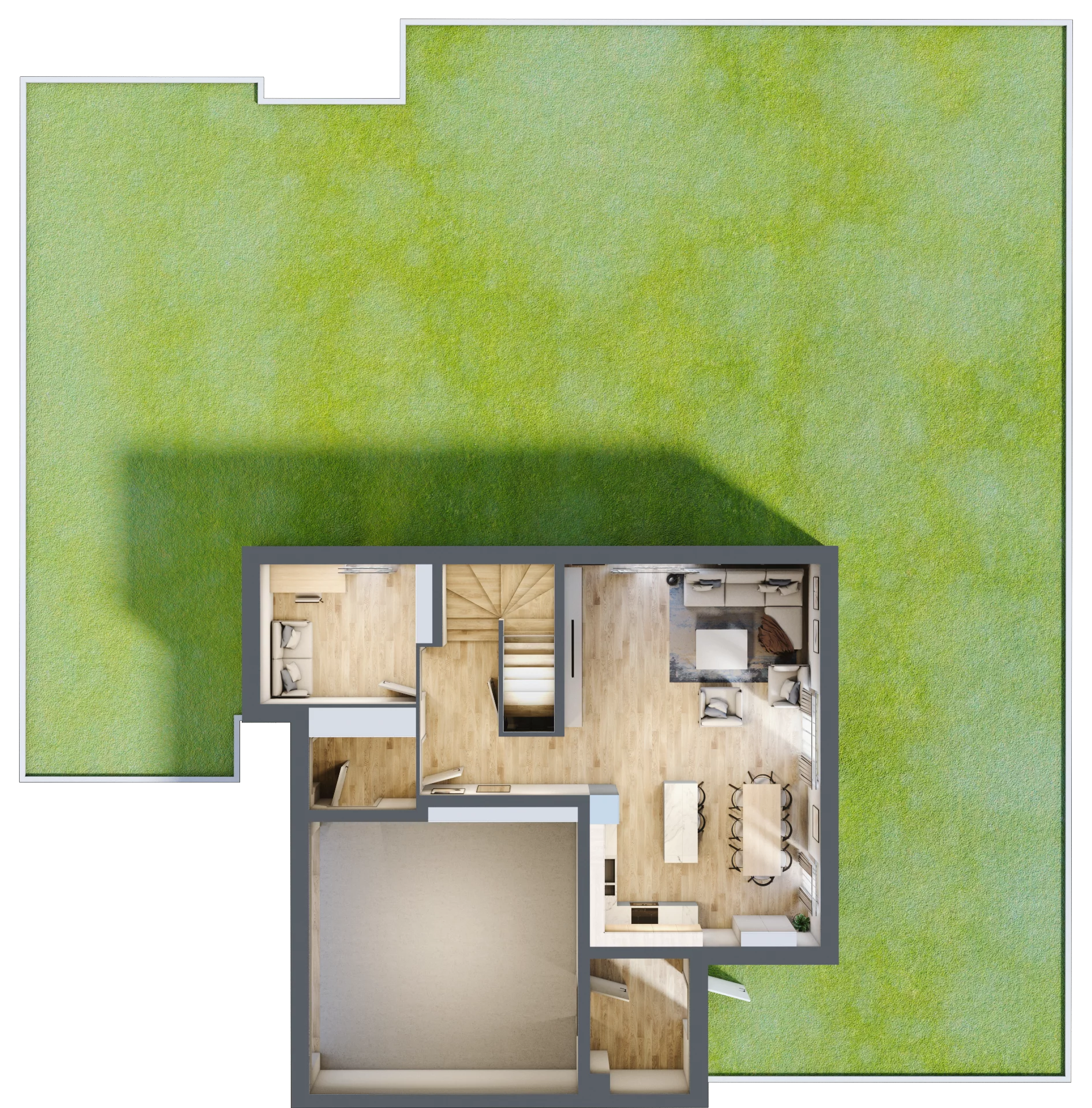 Dom 151,34 m², oferta nr 2A, Michałowice Kwitnąca, Michałowice-Wieś, ul. Kwitnąca