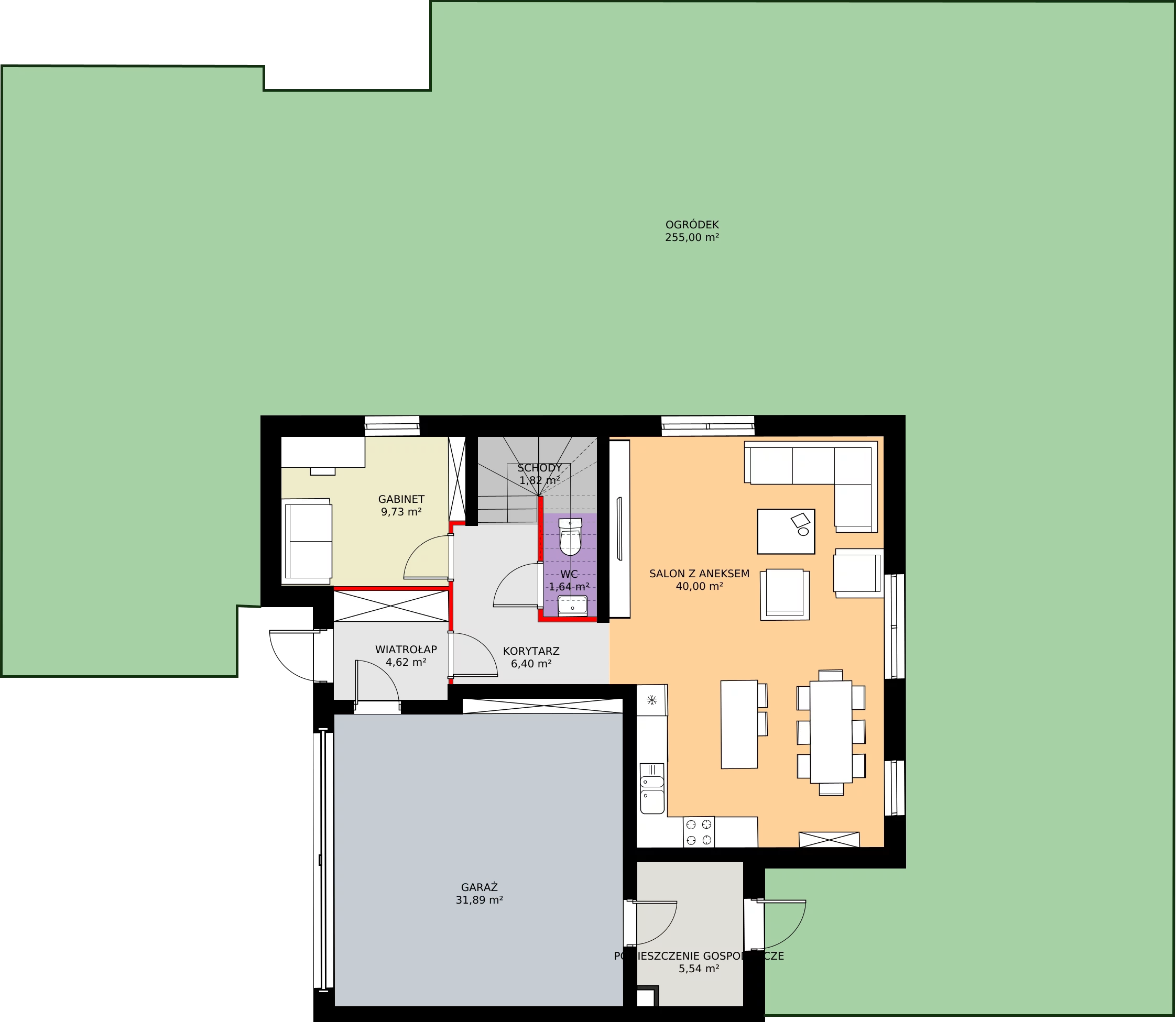 Zalety domu 151.34 m², 4A