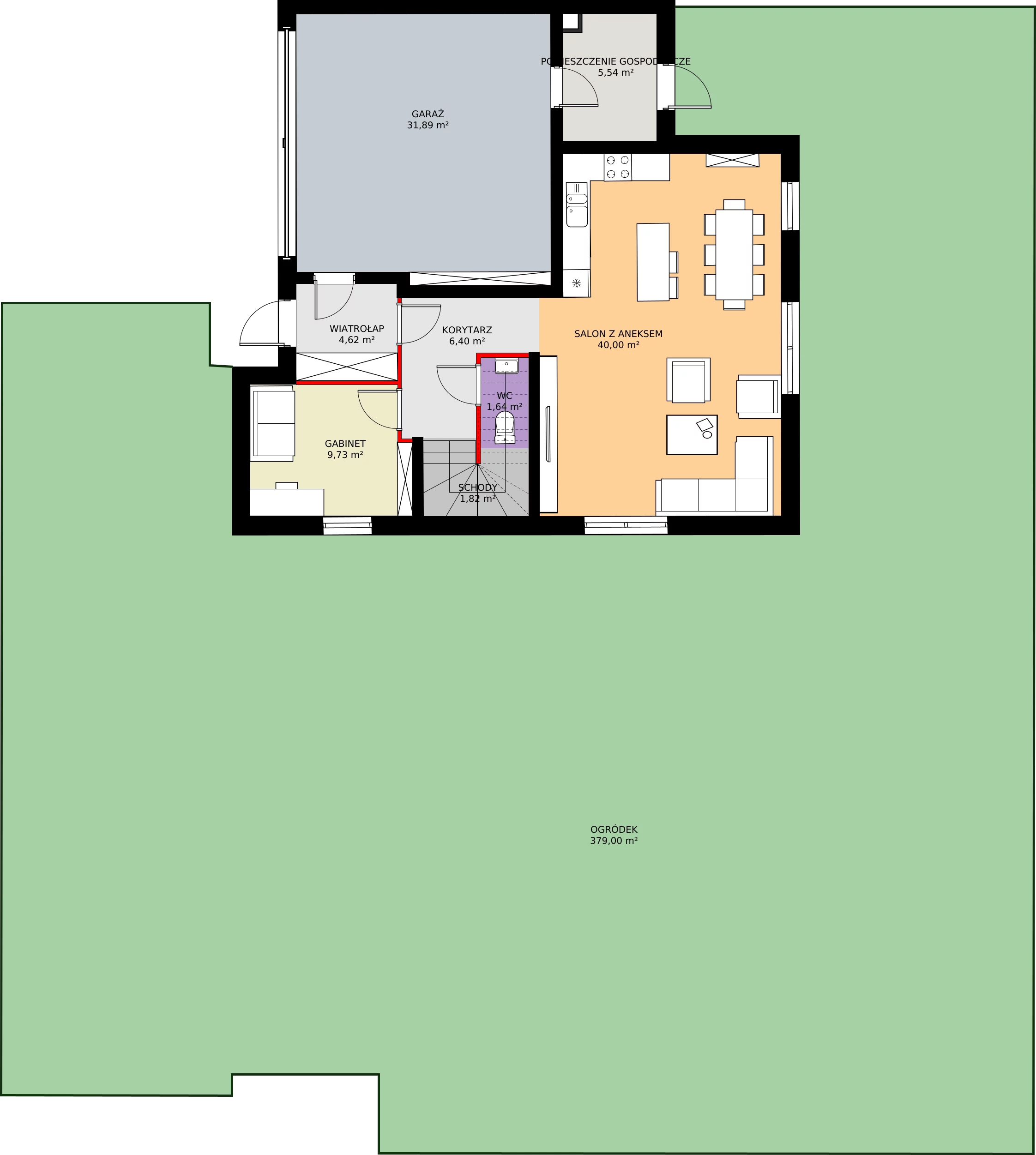 Zalety domu 151.34 m², 5B