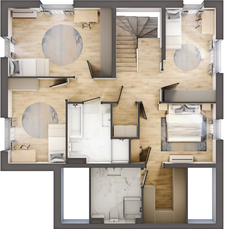 Dom 151,34 m², oferta nr 7B, Michałowice Kwitnąca, Michałowice-Wieś, ul. Kwitnąca