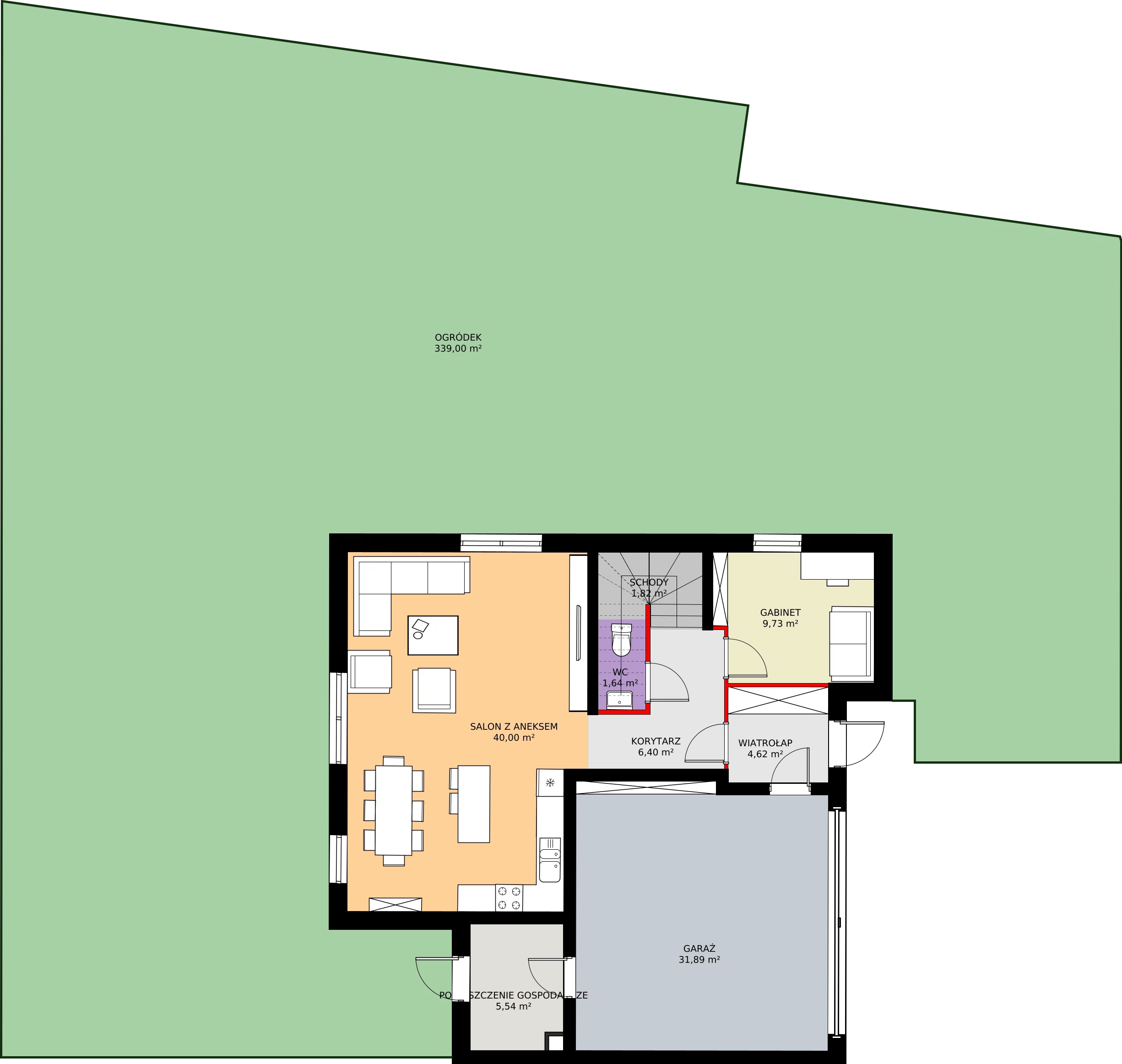 Zalety domu 151.34 m², 9B