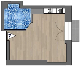 Apartamenty w Krynicy Zdrój | 25,48 m2| wykończony