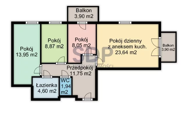 Apartament na sprzedaż 73,47 m², piętro 2, oferta nr 32982